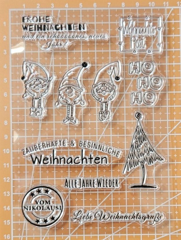 Timbri: Silikonstempel Nr.753, Weihnachten – Nuovo e nell'imballaggio originale da Gretzenbach venduto da Fliegepilz56 1