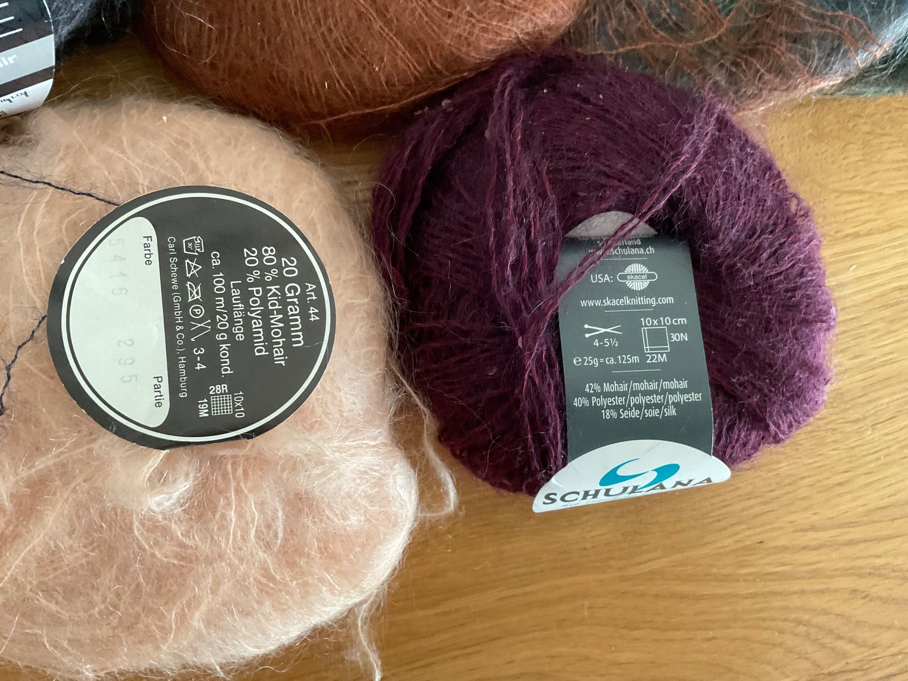 Wolle: Kid Mohair mit Seide Strickwolle Set gemischt – Neu (gemäss Beschreibung) aus Urdorf von alda02 2
