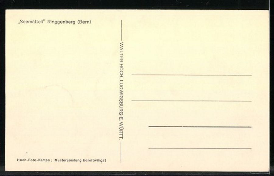 Ansichtskarten: Ringgenberg, SEEMÄTTELI um 1950 – Gebraucht aus Frauenfeld von POML 1