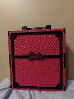 Barbie Koffer tragbar pink schwarz 💞