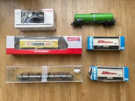Märklin - Piko - Fleischmann Güterwagen-Konvolut