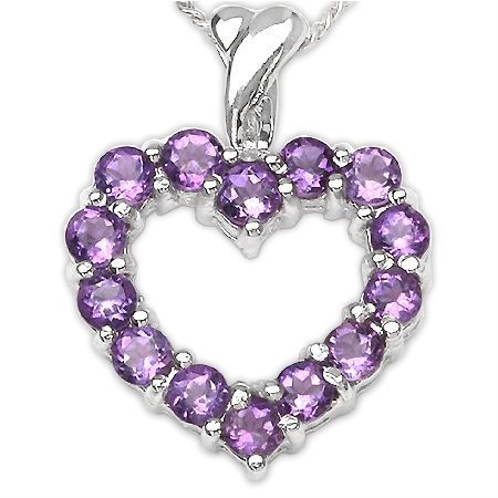 Anhänger: AMETHYST 925 Silber Anhänger mit Kette – Neu und originalverpackt aus Berg TG von marta970