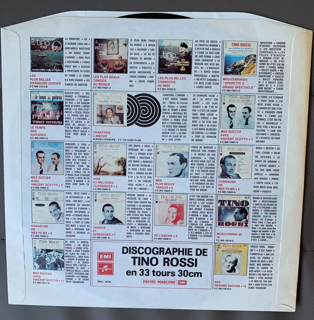 Dischi in vinile: TINO ROSSI / DISQUE D'OR – Usato da Sarnen venduto da m-basic 3
