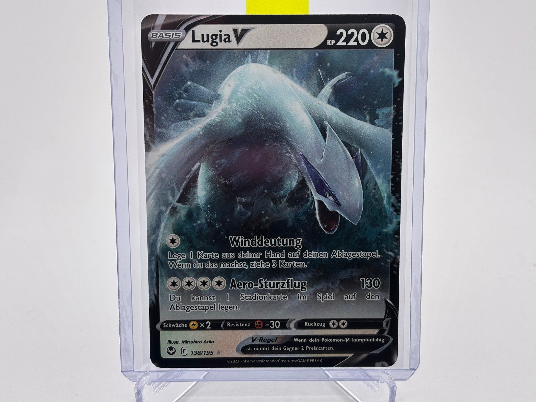 Pokémon Carte collezionabili: Silberne Sturmwinde - Lugia V  (SIT 138) - DE – Usato da Allschwil venduto da Bullach