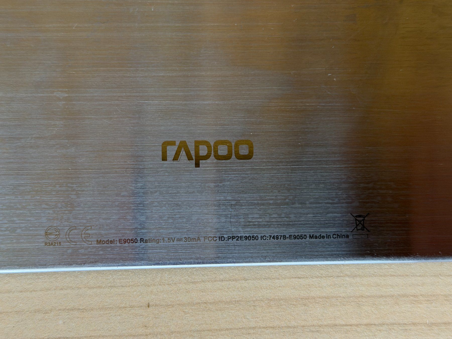 Rapoo Tastiere: Rapoo E9050 Ultra Slim Wireless Tastatur – Usato da Einigen venduto da see_kd9z 3