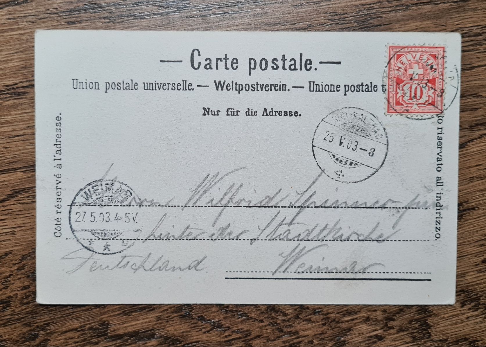 Cartoline postali: Rigibahn, Schnurtobelbrücke, Vitznau 1903 – Usato da Ebikon venduto da Donar50 3
