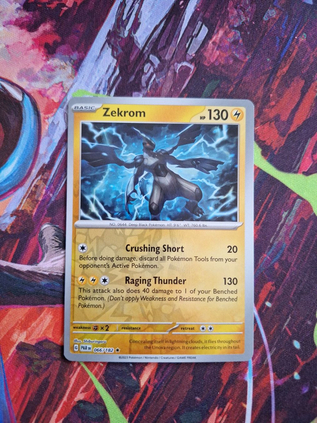 Pokémon Carte collezionabili: Zekrom - Reverse Holo - Pokemon Paradox Rift – Usato da Altstätten SG venduto da GGsGameshop