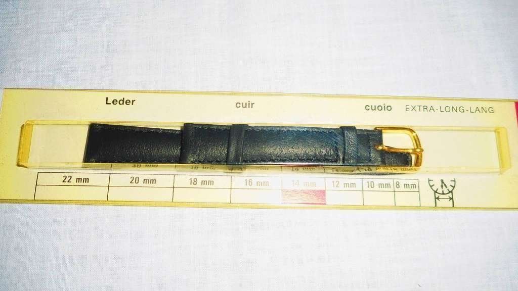 Bracciali & Braccialetti: Leder Uhrenband neu – Nuovo e nell'imballaggio originale da Füllinsdorf venduto da Cibum
