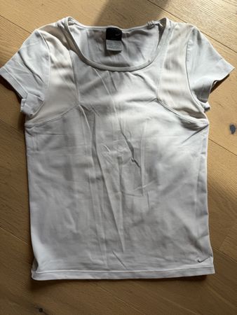 Damen T-Shirt Nike DRI-FIT Weiss Grösse M