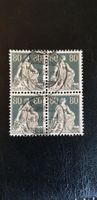 Briefmarken Block gestempelt sitzende Helvetia Jahrgang 1917