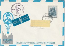 Pestalozzi-Stiftung, Mürren 1971, Stempel Grindelwald
