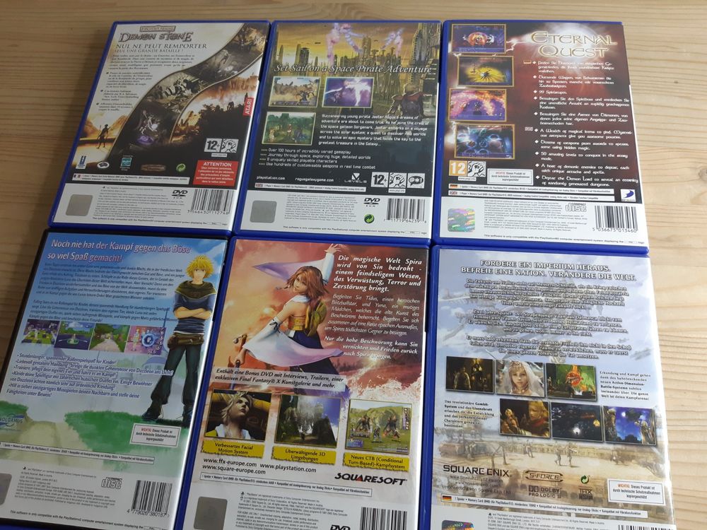 Rollenspiel / RPG Games Sammlung 9 PS2 Playstation 2 Spiele (Gebraucht ...