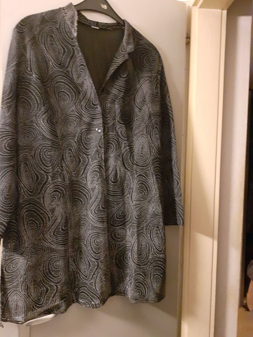 Camicette: Bluse Damen Schwarz/Silber Grösse ca. 48 – Usato da Kloten venduto da elb_9qvr