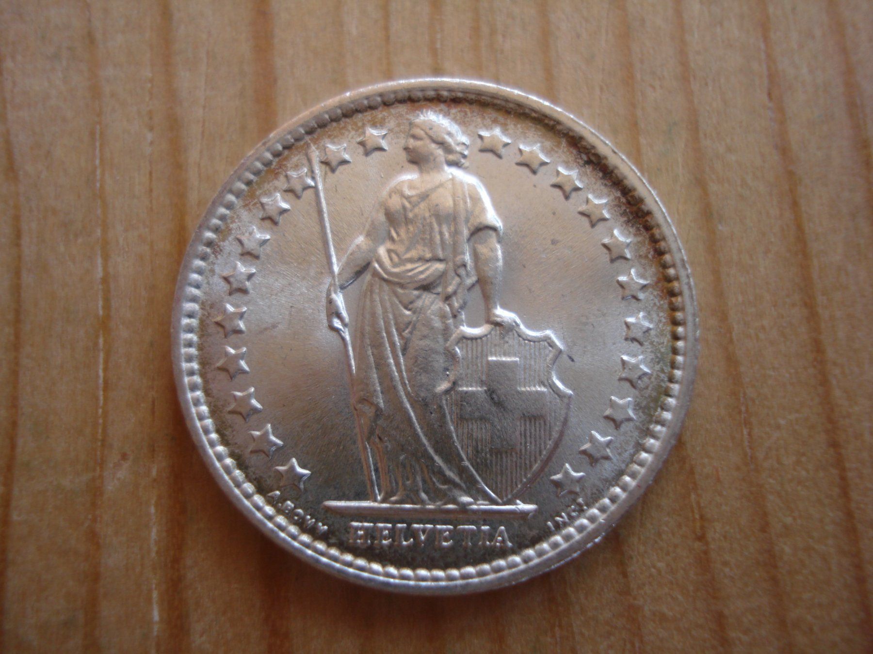 Tutti le monete: (P2) 1/2 Franken 1964 STGL – Usato da Erlach venduto da Net-Coins 1