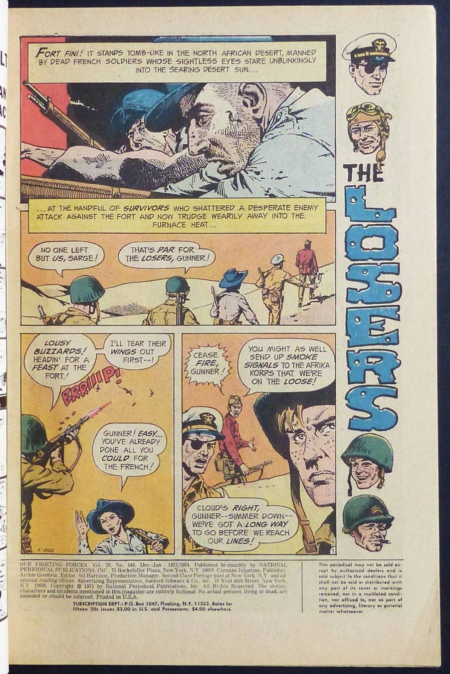 BD: UNKNOWN SOLDIER 216 OUR FIGHTING FORCES 146 WAR JOE KUBERT – D'occasion à Lugano par YouWantUS 6