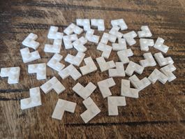 lego 2420 lot de 40 pièces White Plate 2 x 2 Corner