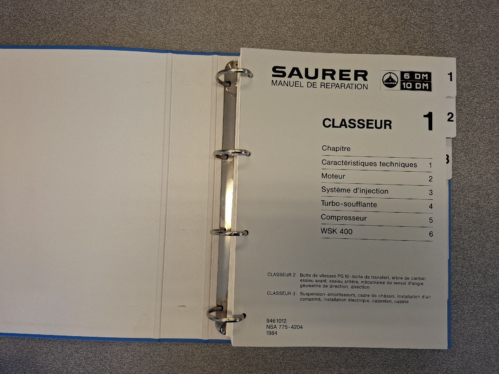 Libri: Manuel de reparation Saurer 6DM 10DM – Usato da Niederrohrdorf venduto da Rompo 1