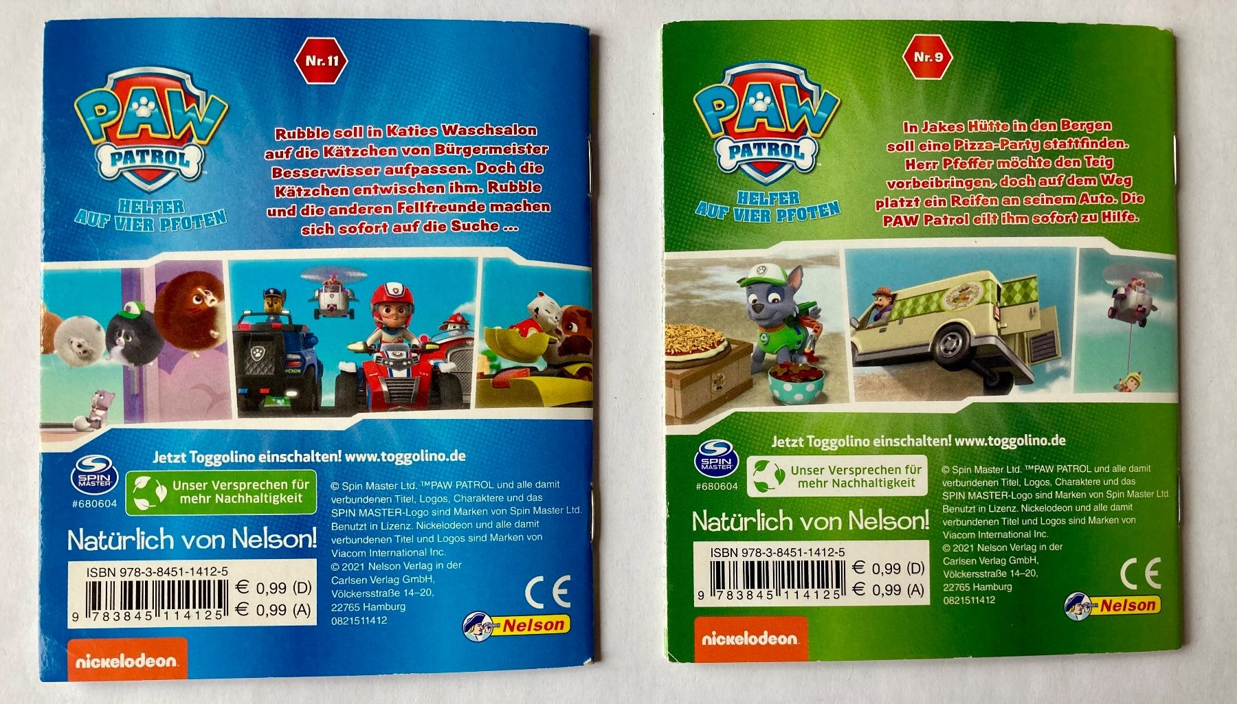 Libri: 2 kleine Nicelodeon Bilderbücher – Usato da Bubendorf venduto da Alpenheidi 1
