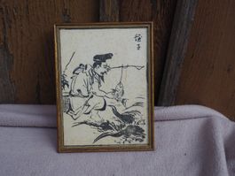 Japanisches Bild, Fischer