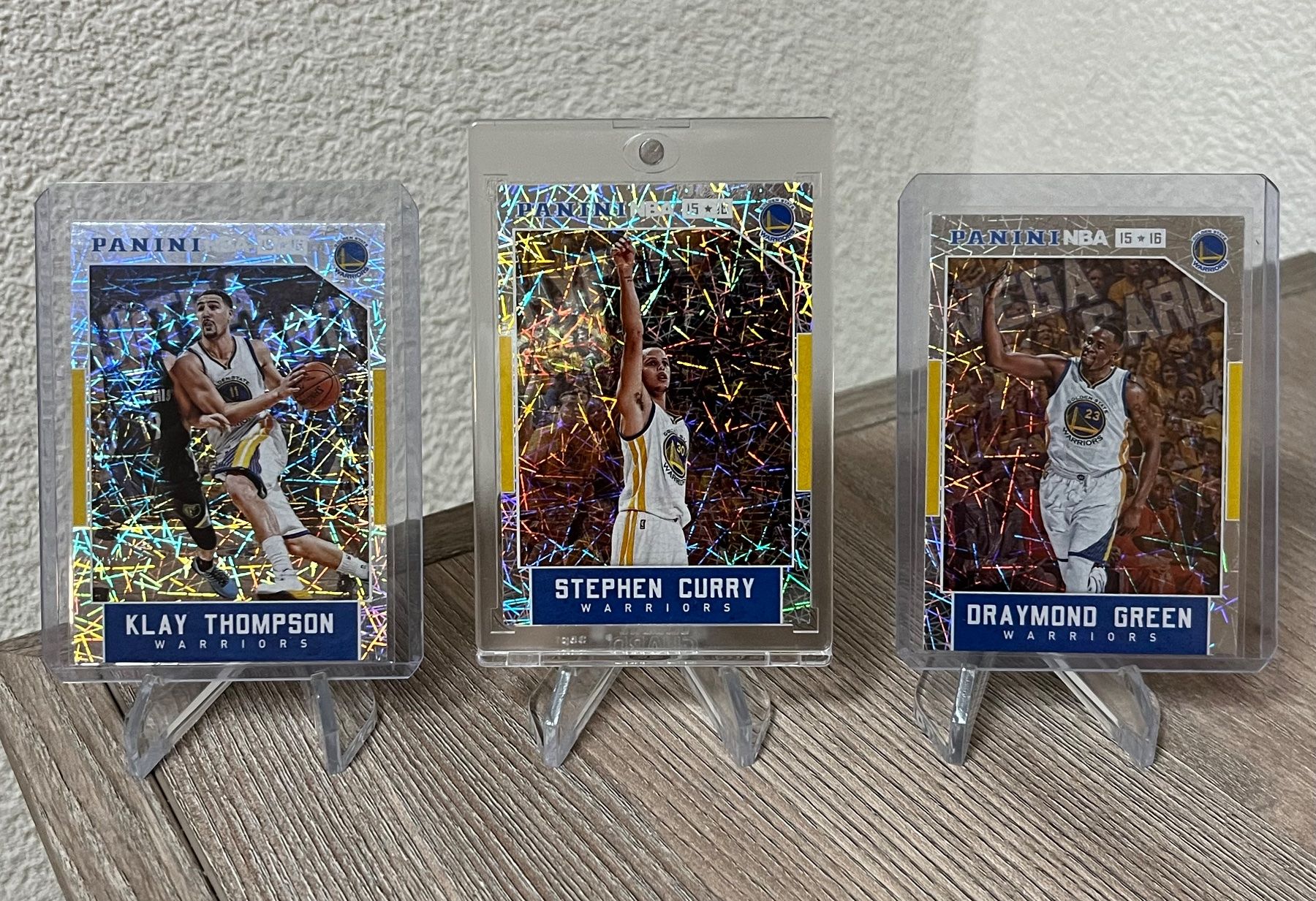 Nba Carte collezionabili: NBA Stephen Curry-Thompson-Green HYPER LASER – Usato da Moudon venduto da AndreSR89