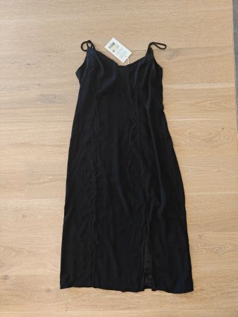 Sezane Robe Ariane Noir, Gr. 40, neu