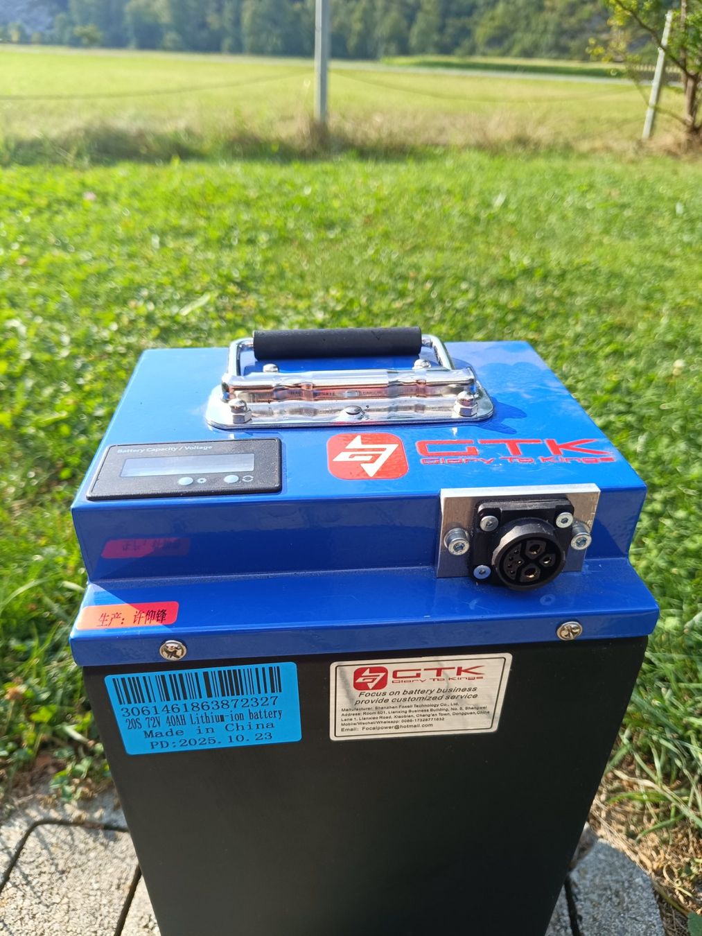 Batterien: Roller Aku, GTK 72V 40AH Lithium-Batterie – Gebraucht aus Meiringen von maniundsid 1