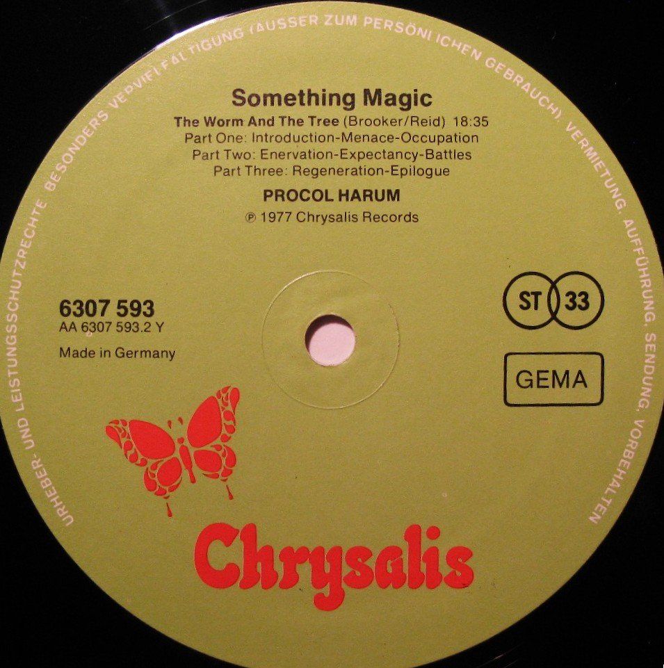 Dischi in vinile: PROCOL HARUM "Something Magic" FIRST PRESS LP  IN NEAR MINT! – Usato da Monthey venduto da Pingmub 3