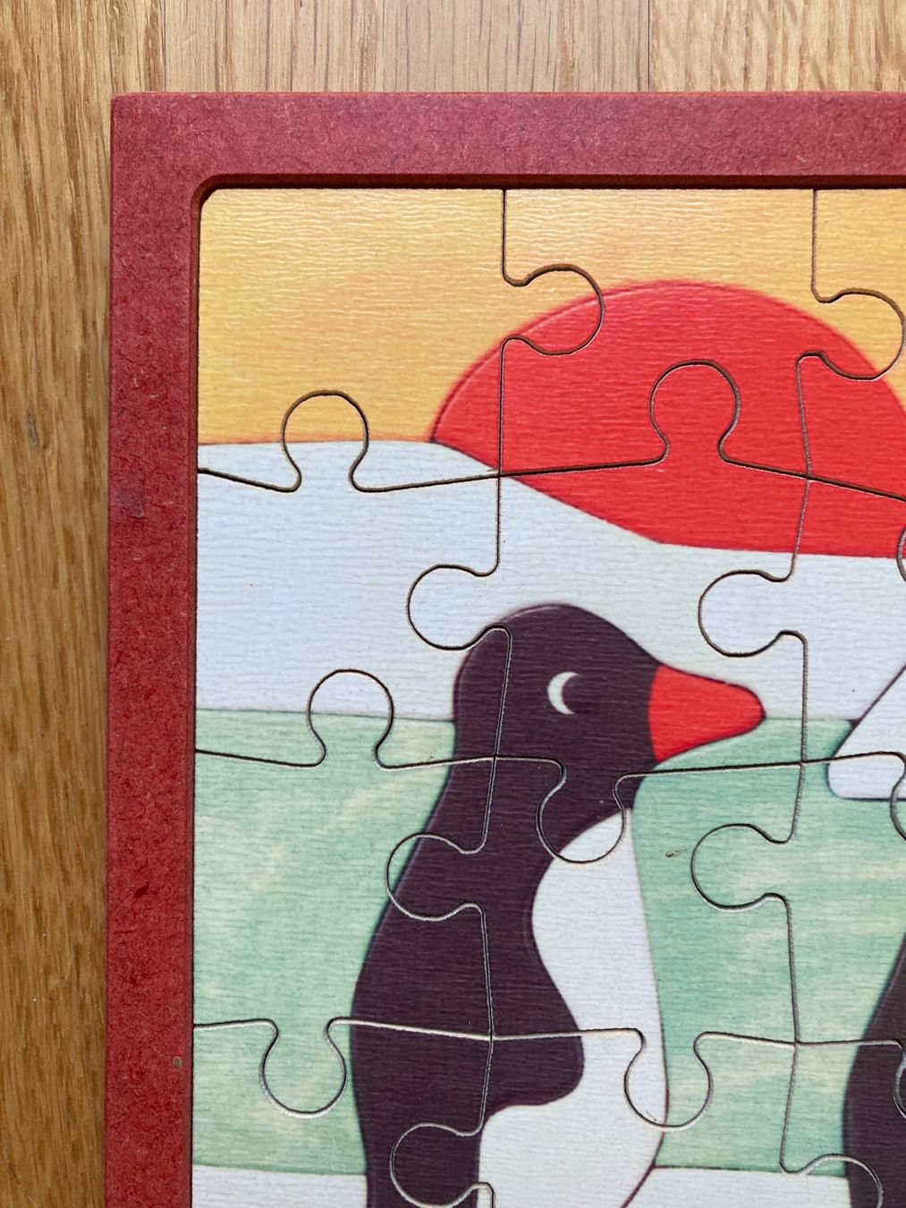Puzzle: Pinguin Holzpuzzle | Weizenkorn – Usato da Basel venduto da AufeinenBlick 1