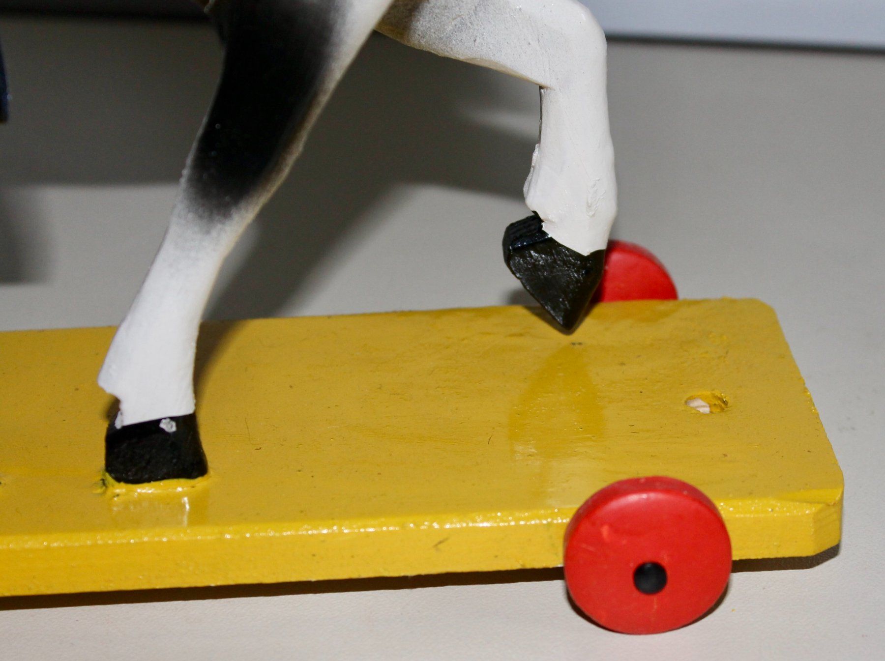 Spielzeuge: Holzpferd mit Wagen, altes Spielzeug – Gebraucht aus Kirchlindach von hekilida 7