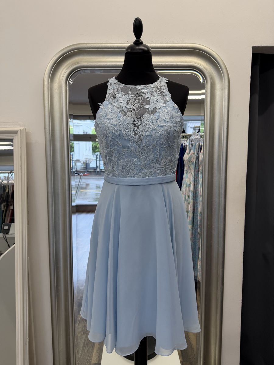 Vestiti: Hellblaues Partykleid aus Spitze - gr 36 – Nuovo e nell'imballaggio originale da Schlatt ZH venduto da xhesiesi