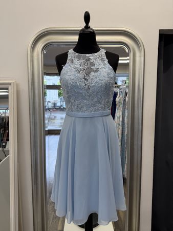 Hellblaues Partykleid aus Spitze - gr 36