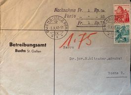 1936 Privatganzsache Brief Zu 202 / Zu 215 Landschaftsbilder