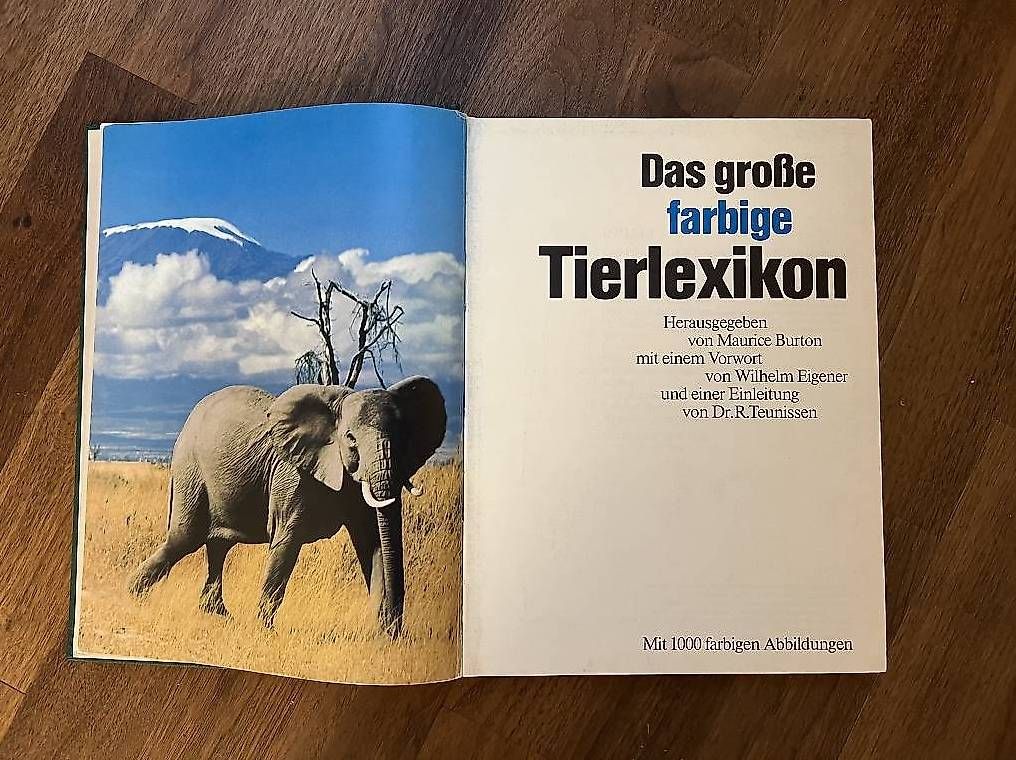 Libri: Das grosse farbige Tierlexikon – Nuovo (secondo la descrizione) da Oberrohrdorf venduto da Augustus5