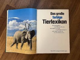 Das grosse farbige Tierlexikon