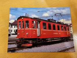 Postkarte FW Frauenfeld Wil Triebwagen Be 4/4 201