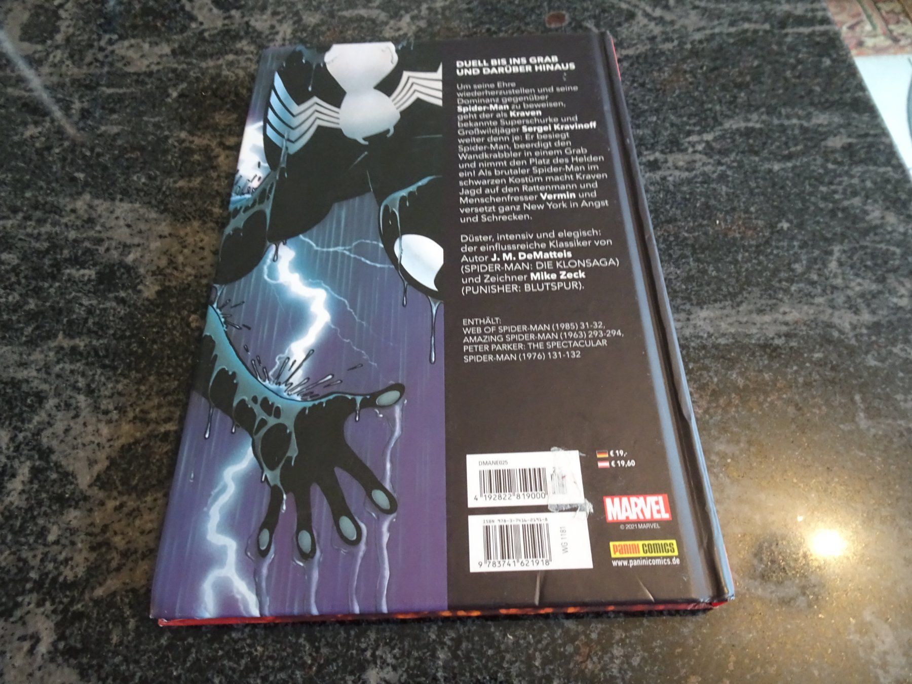 Fumetti: Spider-Man. Kravens letzte Jagd. Marvel Comic Buch.AU6 – Usato da Zürich venduto da Roulet 1