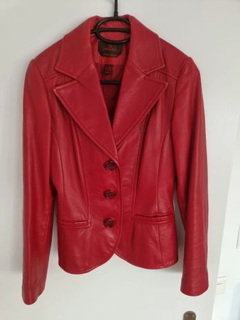 Damen Lederjacke Gr. S