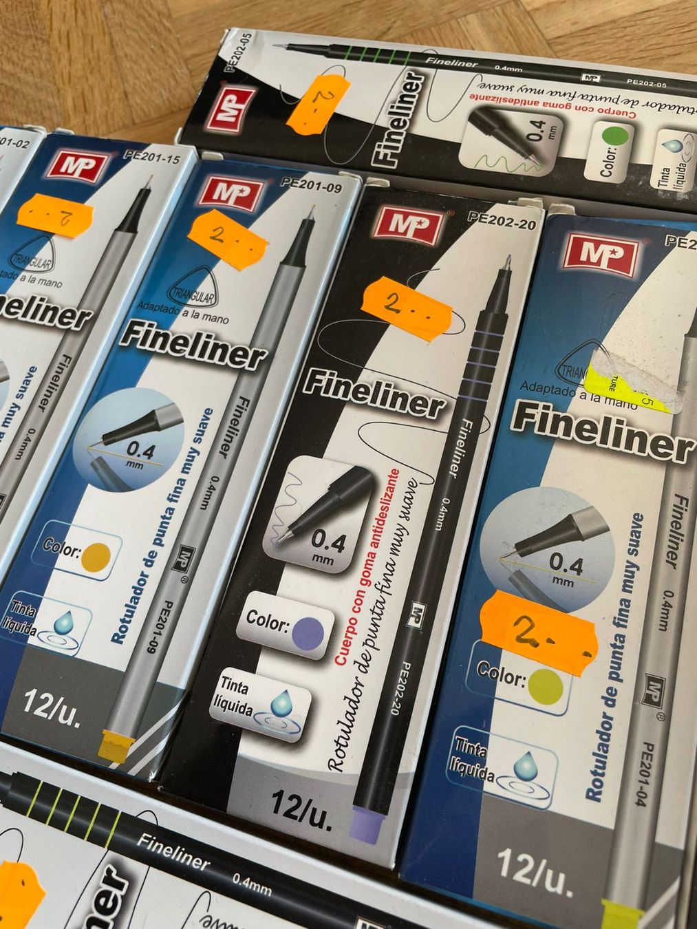 Penna & Evidenziatori: MP Fineliner 0.4mm, 9 Pack, div. Farben, Neu - Schreiber – Nuovo e nell'imballaggio originale da Wängi venduto da Thurgauer98 2