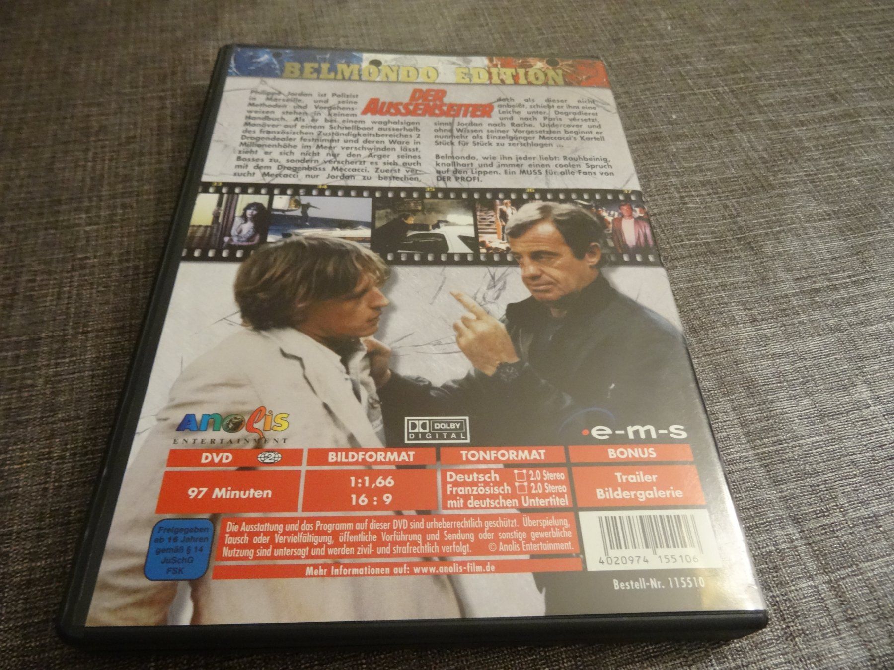 Tutti i DVDs: DVD Der Aussenseiter Belmondo Edition – Usato da Olten venduto da Disc-Verkauf 2