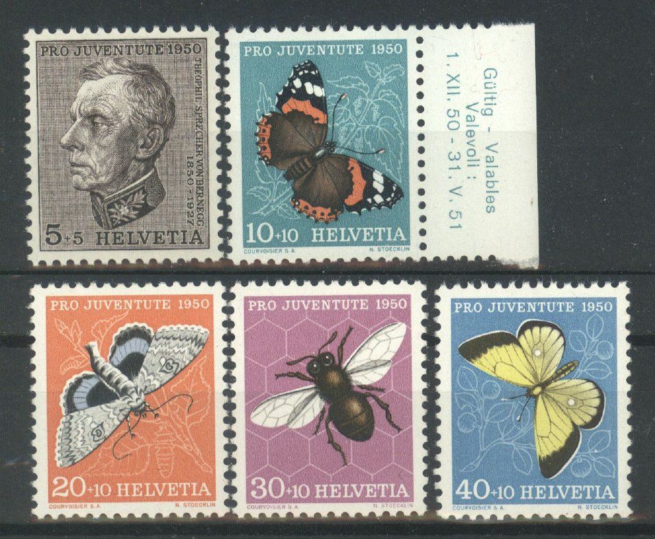 Tutti i francobolli: 1950, Pro Juventute ** – Usato da Willisau venduto da Vollstempel