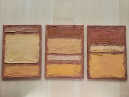 3 kleine Ölbilder 22x16cm für 89.-