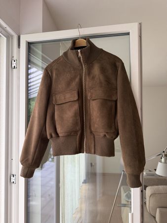 Zara Jacke Wildleder Look