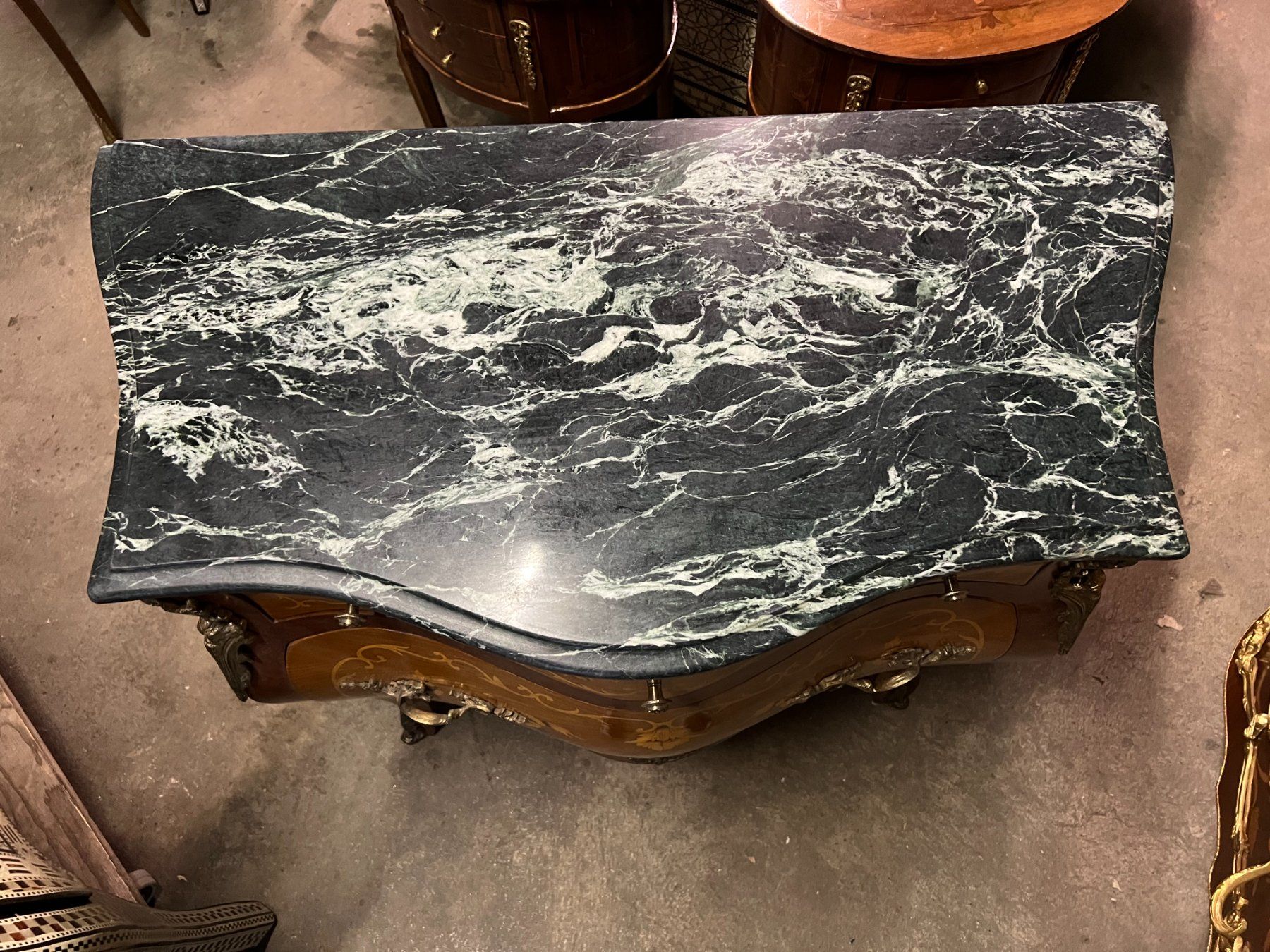 Kommoden: Commode de style Louis XV Marqueterie, – Gebraucht aus geneve von louisart 4