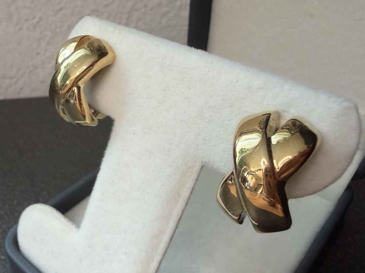 Orecchini pendenti & Orecchini a lobo: Vintage Ohrringe Clips Luxus Modeschmuck   – Usato da Lamone venduto da LaCantinaMagica 3