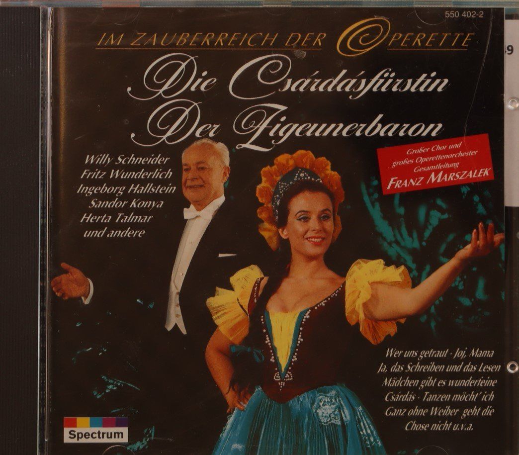 CDs: Die Csardasfürstin - Der Zigeunerbaron – D'occasion à Luzern par CONTENTI
