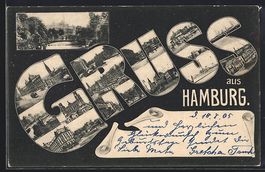 Mikroskop-AK Hamburg-Rothenburgsort, Neu