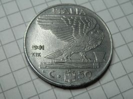 Italien 50 Centesimi, 1941