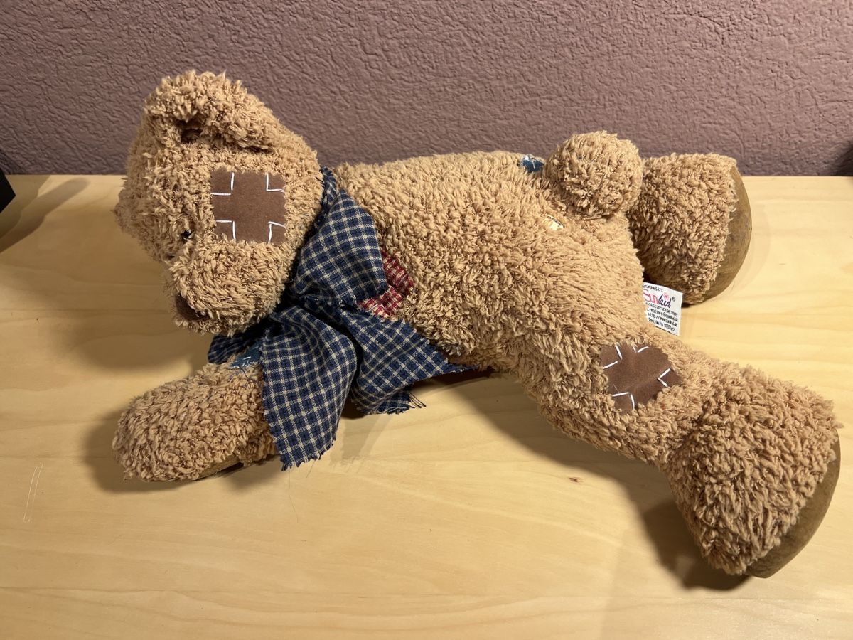 Sigikid Giocattoli: Teddybär liegend von Sigikid – Nuovo (secondo la descrizione) da Rüti ZH venduto da balance69