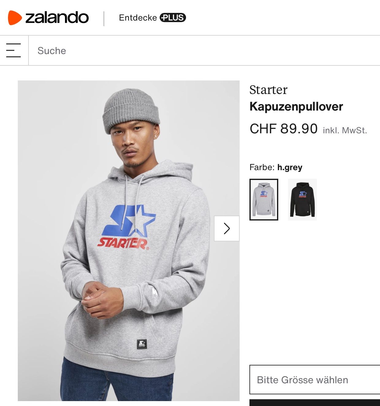 Maglioni & Felpe: Starter Hoodie S in Grau – Nuovo (secondo la descrizione) da Rüschlikon venduto da norber44 6