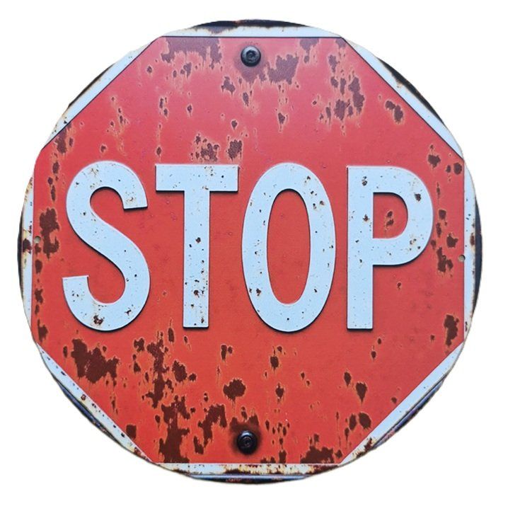 Insegne: STOP - Blechschild  (neu/OVP) – Nuovo e nell'imballaggio originale da Wilen b. Wollerau venduto da morethanmusic